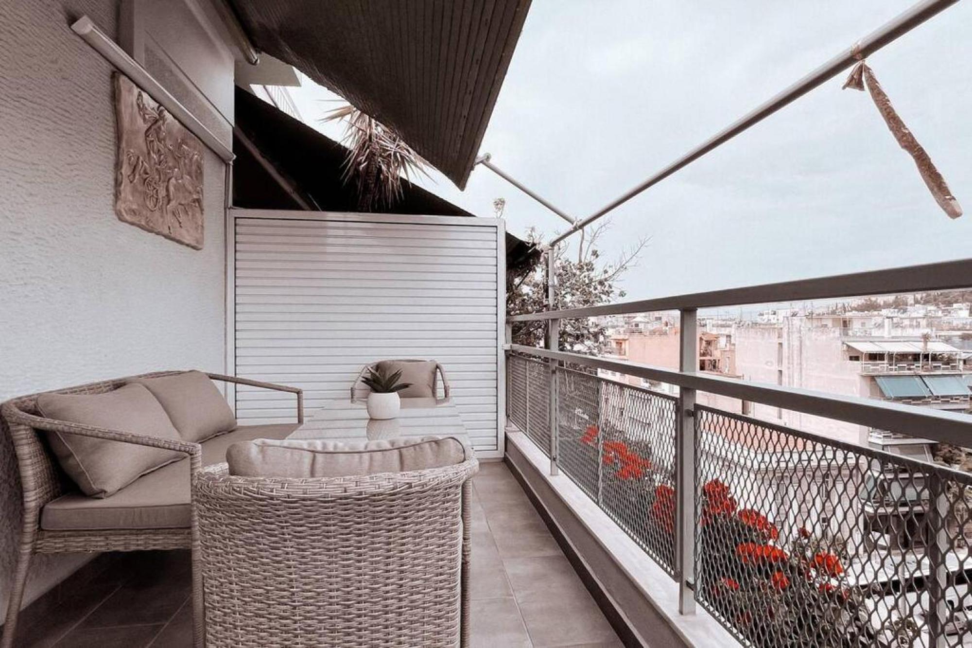 Penthouse - Amazing View In The Center Of Athensアパートメント エクステリア 写真